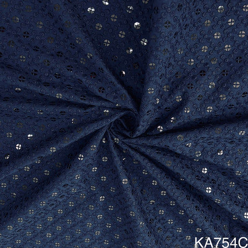 Chikankari Rayon Fabric-KA754